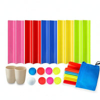 Team-Building Ball Track with Storage Bag Cooperative U-Shaped Track Game Portable Low-Height for Outdoor Group Games