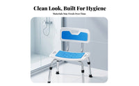 Shower Stool with Backrest