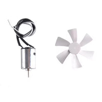 6 Inch White RV Vent Exhaust Fan Blade with 12V D Shaft Replacement for Campers
