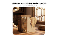 Retractable Bookend Adjustable Book Stand Traditional Chinese & design for Students