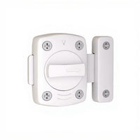 Slide Bolt Door Lock, No-Drill Hasp Latch for Bathroom, Bedroom, Closet, Enhanced Privacy, Easy Installation, Stainless Steel