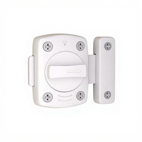 Slide Bolt Door Lock, No-Drill Hasp Latch for Bathroom, Bedroom, Closet, Enhanced Privacy, Easy Installation, Stainless Steel