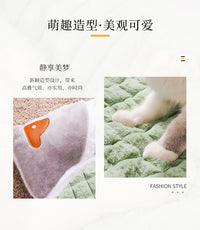 狗垫子冬季睡垫四季通用狗窝地垫冬天保暖猫咪睡觉宠物床垫可拆洗
