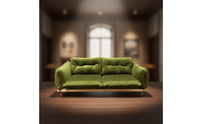 Miniature Sofa with Cushions Compact Miniature Couch Desktop Decoration