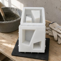Concrete Hollow Brick Form White Building Supply Long-Lasting