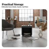 dual-level Rectangular Table Creative Frame Household Furniture Easy Assembly