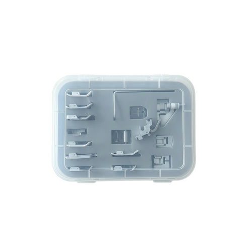 16 Pieces Presser Feet Set with Storage Case Compact for Beginners