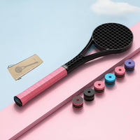 Precision Tennis Training Racket with Grip Tapes Lightweight Tennis Optimal Impact Point Zone Practice Aid Compact Sweetarea Training Racket for Beginners, Juniors