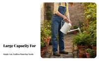 Long Spout Watering Can Leakproof 4L Garden Waterer Watering Can with Sprinkler Head Two-Color Color Plastic Houseplant Waterer