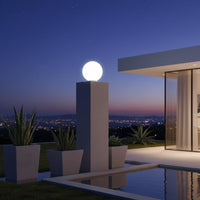 Dusk to Dawn Solar Post Cap Light Easy Installation Outdoor Lighting Color Changing for Courtyard