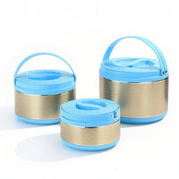 3 Pieces Vacuum Insulated Food Jar Long-Lasting Insulated Lunch Container