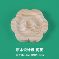 手串展示架串珠盘手作diy水晶手链收纳珠串托盘摆放实木拍照道具