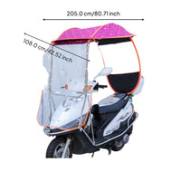 Waterproof motorcycle cover, steel