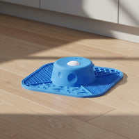 Lick Bowl with Suction Base Textured Slow Feeder Dog Bowl Easy-Wash for Dogs, Cats, Enrichment