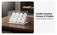 Badge Display Case Dustproof Clear Pin Display Case High Clarity