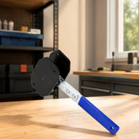 Brake Caliper Piston Compressor Tool Ratcheting Brake Pad Spreader 360-Degree-Degree Adjustable Caliper Spreader with Ratchet for Mechanics, Workshop