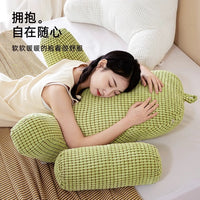 Large Backrest Cushion for Bed or Sofa with Neck and Lumbar Support