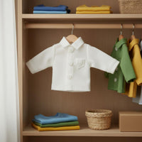 Solid Color OB11 Doll Shirt Casual Design Mini Doll Shirt Button Front Miniature Apparel Short Sleeve for Children, Pretend Play