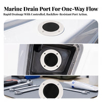 Screw-Mount Marine Drain Drain Port