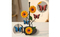 Tissue Holder with Leaf Accents Stable Paper Towel Dispenser Compact for Kitchen