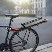 Aluminum Alloy Rear Bike Rack Quick Release Bike Rack with Reflector Lightweight Cycle Luggage Carrier Heavy Duty for Commuting