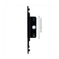 Aluminum Alloy Panel Lock, Sliding Panel Security Lock, Adjustable Door Panel Accessory, Easy Installation, Home Office