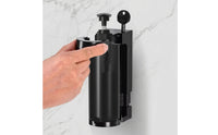 Wall-Installed Soap Dispenser Bracket Compact Single Head Bottle Bracket Refillable Washroom Storage