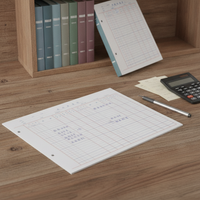 Ledger Book Set for Inventory, Cash, Bank, and General Accounts