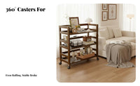 Multi-Tier Rolling Trolley Versatile Use Storage Trolley Sturdy Construction