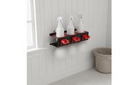 Spray Bottle Storage Rack Sturdy Duty Metal Car Detailing Tool Rack Car Detailing Tool Holder Easy Installation