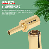 Brass Trumpet Mouthpiece Pressure Relief Trainer with ABS Case