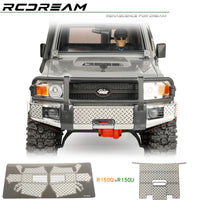 RCDream RGT LC76 LC71 Front Bumper Metal Skid Plate Guard