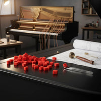 90 Pieces Piano Action Felt Easy to Install Upright Piano Felt for Maintenance