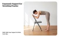Alignment Focused Practice Chair Ergonomic Design Stretching Auxiliary Chair Heavy Duty Fitness Equipment for Beginners