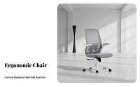 Ergonomic Mesh Chair with Headrest 360-Degree Swivel Office Furniture for Gamers