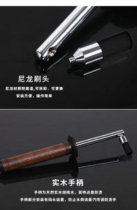 Espresso Machine Cleaning Tool Nylon Brush Heat-resistant Solid Wood Cleaning Stain Coffee Machine Steam Cleaning Brush