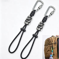 2-Pack Water Bottle Strap with Buckle, Adjustable Hand Strap for Backpacks and Belts