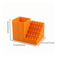 Desktop Holder with Cup Stepped Hex Organizer Plastic for Handymen