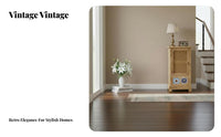Rattan Door Cabinet Retro Design 2-Door Rattan Cupboard Modern Design Multi-Purpose for Homeowners, Living Room, Hallway