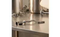 Stainless Steel Tri-Clamp Undulating Foldback Heating Heater Easy to Install Tri-Clamp Undulating Heating Heater Uniform Heat Distribution Immersion Heater Energy Efficient for Brewers, Homebrewers