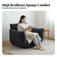 Adjustable Padded Lounger Can Be Laid Flat Floor Seating Foldable Design No Assembly Required for Students, Living Room, Bedroom