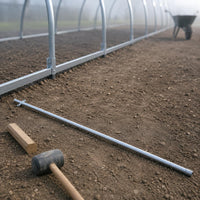 Ground Anchor Driver Silver-Gray Anchor Driving Rod Long Ground Rod Driver