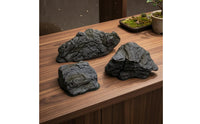 3 Pieces Artificial Landscape Rock Irregular Faux Stone Ornament Lightweight Garden Decor
