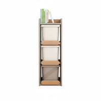 Child S Toy Storage Organizer with Bins Solid Wood Toy Storage Rack Removable Bins Open Shelf Rounded Corners Anti-tip Design Suitable for Bedroom Nursery Parents