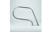 Stainless Steel Pool Handrail Cylindrical Pool Handrail with Hardware Sturdy Long-Lasting for Water Park