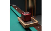 Billiard Chalk Holder Aluminum Alloy Pool Cue Chalk Tip Case Easy to Attach Billiards Accessory