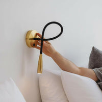 Flexible Gooseneck Wall Light Built-in Switch Bedside Led Lights Indoor Lighting for Hotel