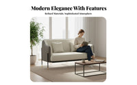 Light Luxury Design Curved sfir Single Sofa Soft Upholstery Armchair Comfortable sfirrest Home Seating Creative outline for homeowners, Interior Designers, Business Owners, Living Room, Reception Area, Hotel Lobby, perusing corner