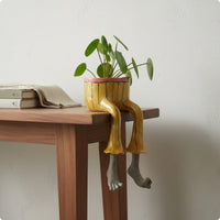 Lower Body Planter Creative Design Legs Planter Unique Gift Female Body Pot for Desk