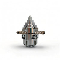 Rotating Spray Nozzle with Thread Industrial piping Cleaning Nozzle Compact for Maintenance Technicians